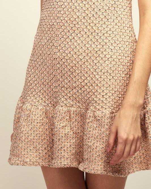 Vestido curto Tissi BY Wear trico rosa BY WEAR