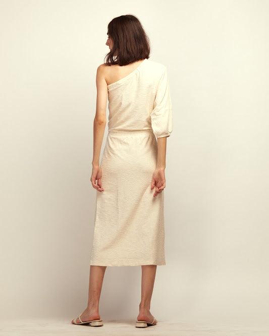 Vestido Midi Atena BY Wear flame off white BY WEAR